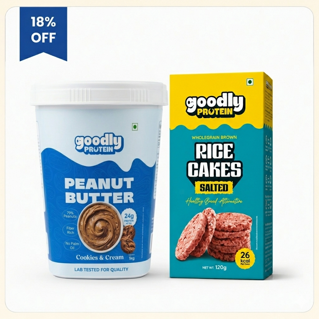 Cookies Peanut Butter + Rice Cake Combo