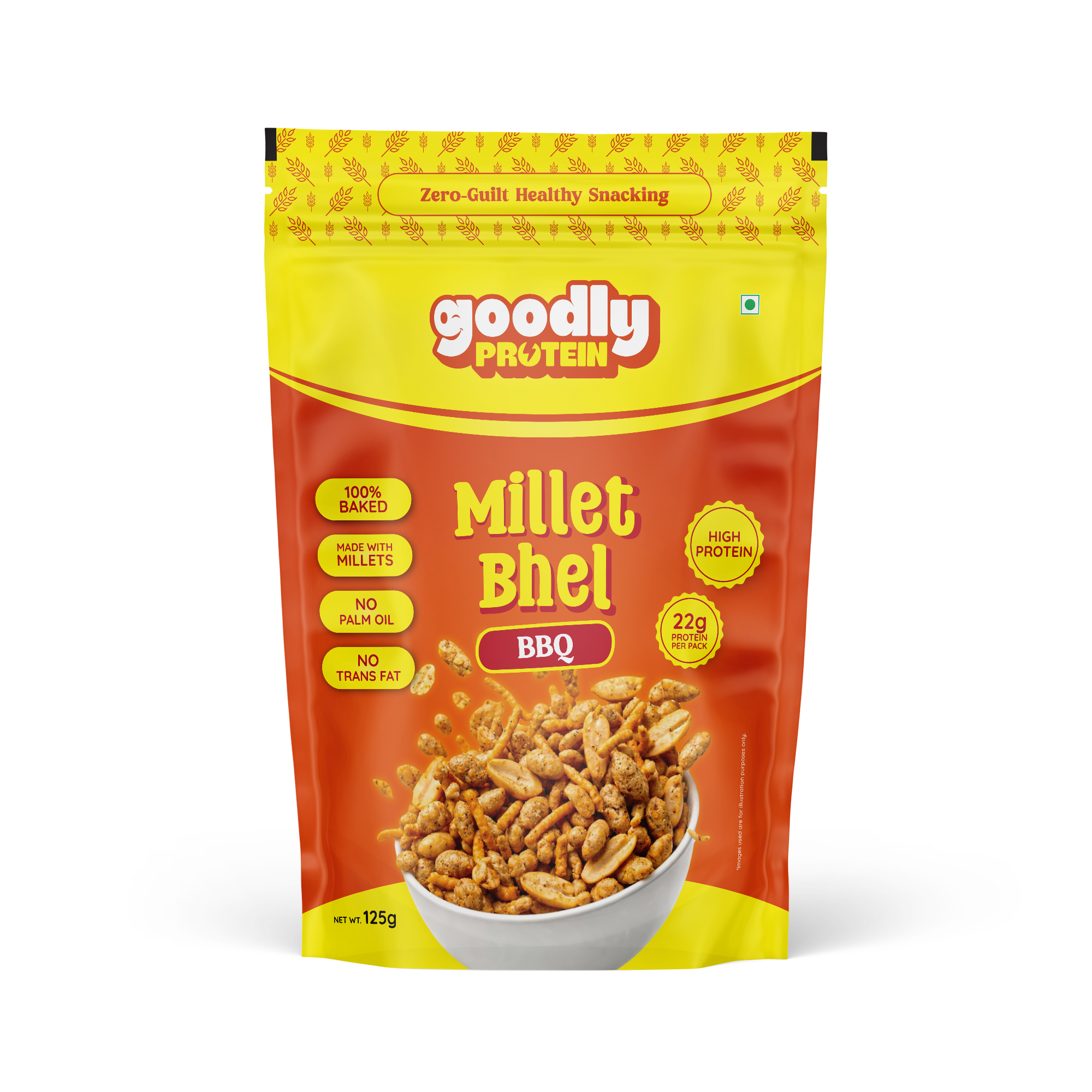 bbq millet bhel